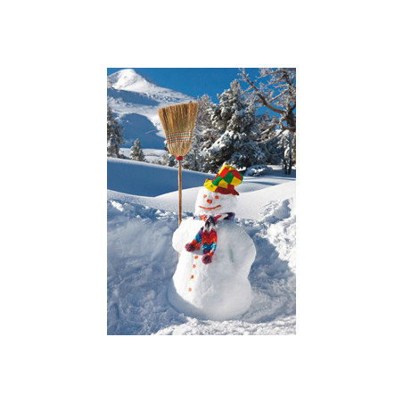 Affiche Bonhomme de neige - papier - 42 x 60 cm