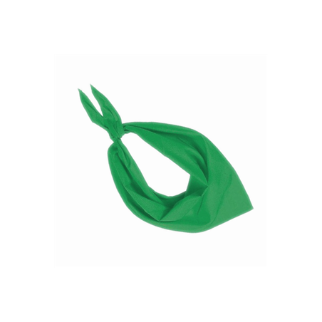 Bandana vert - polyester - 80 x 40 cm