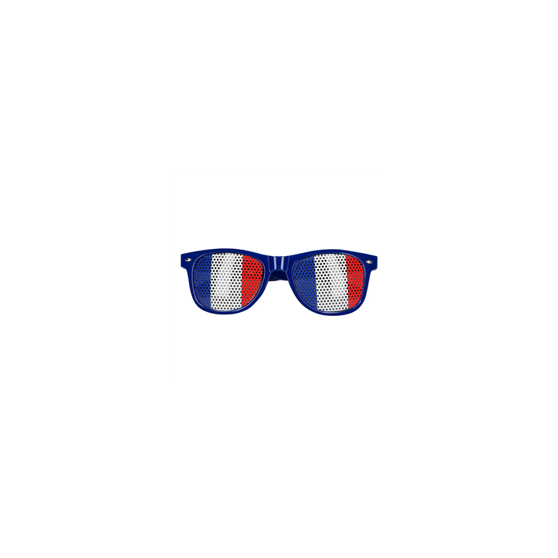 Paire de lunettes de supporter France / PVC - Taille adulte