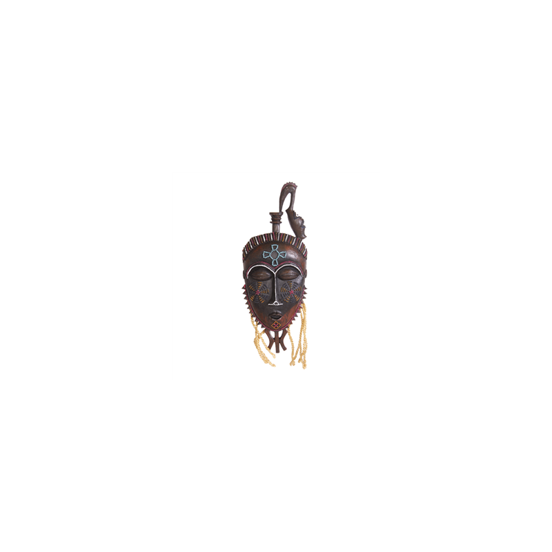 Masque Africain - Résine / Corde H.40 x 15cm