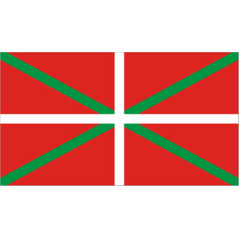 Drapeau armoiries Basque - tissu - 90 x 150cm