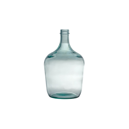 Vase type Jeanne en verre transparent 18 x 30cm