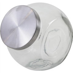 Bocal penché en verre 18 x 12,5 x 17,5cm