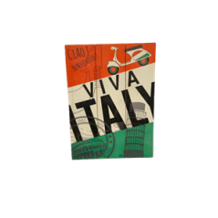 Plaque en bois VIVA ITALIA - 20 x 30cm