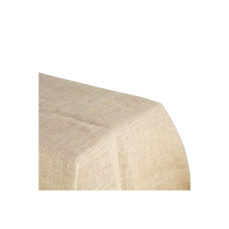 Nappe rectangulaire en toile de jute 240 x 120 cm