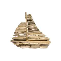 Bateau en bois 28 x 28cm