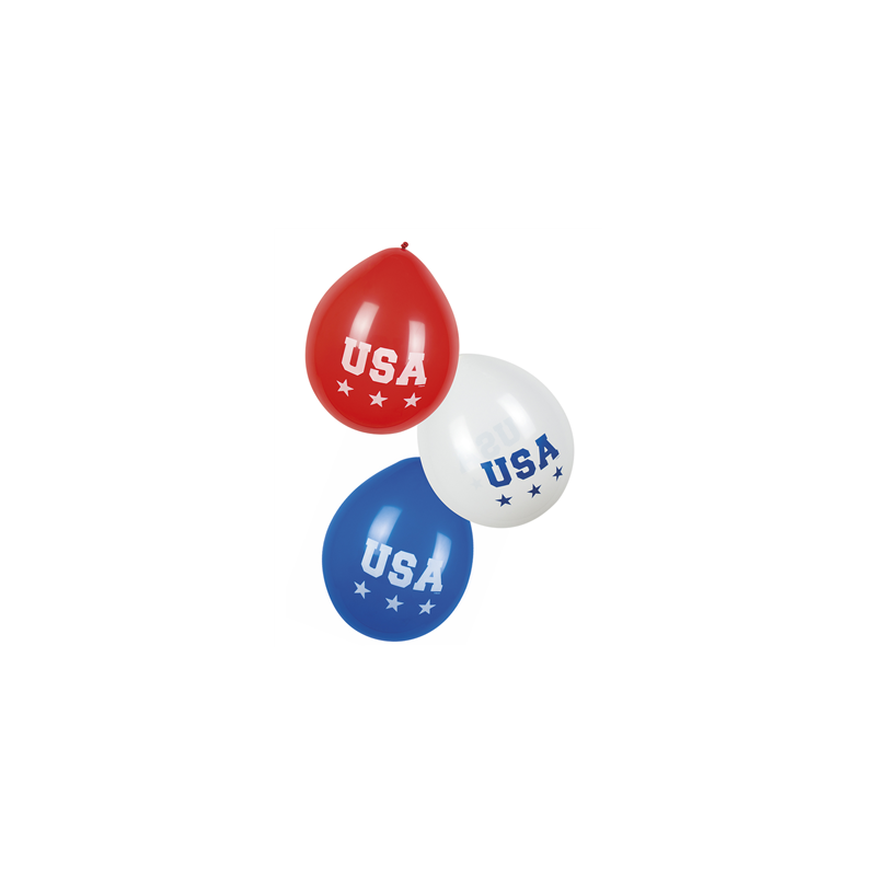 Ballon USA x6 - Diam. 25cm