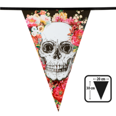 Guirlande de fanions PE Day of the dead (fanions 30 x 20 m) Long. 6m