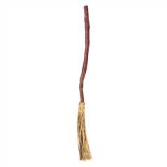 Balai de sorcière pvc et raphia - Long 90cm