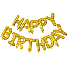 Ballon mylar HAPPY BIRTHDAY 180 x 75cm