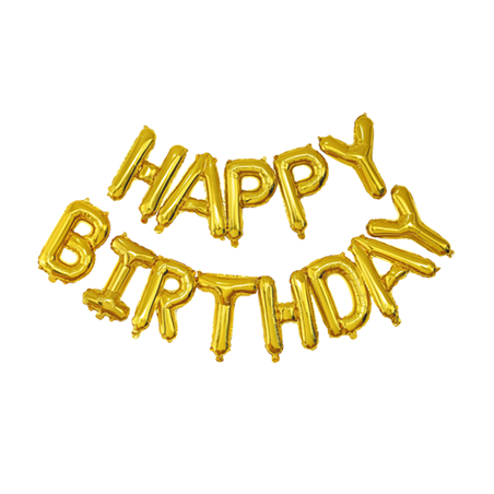 Ballon mylar HAPPY BIRTHDAY 180 x 75cm