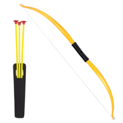 Set Tir à l'arc (arc 73 cm et 3 flèches 42 cm)