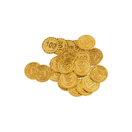 Trésor de pièces d'or x 24 - pvc