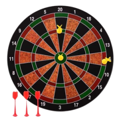 Cible pour fléchettes aimantées (6 fléchettes incluses) Diam. 40 cm