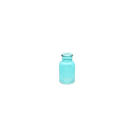 Vase lolita en verre bleu canard 5,7 x 10,5cm