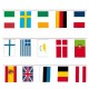 Guirlande Pavillons Europe (27 pays) 10 ml Sur commande