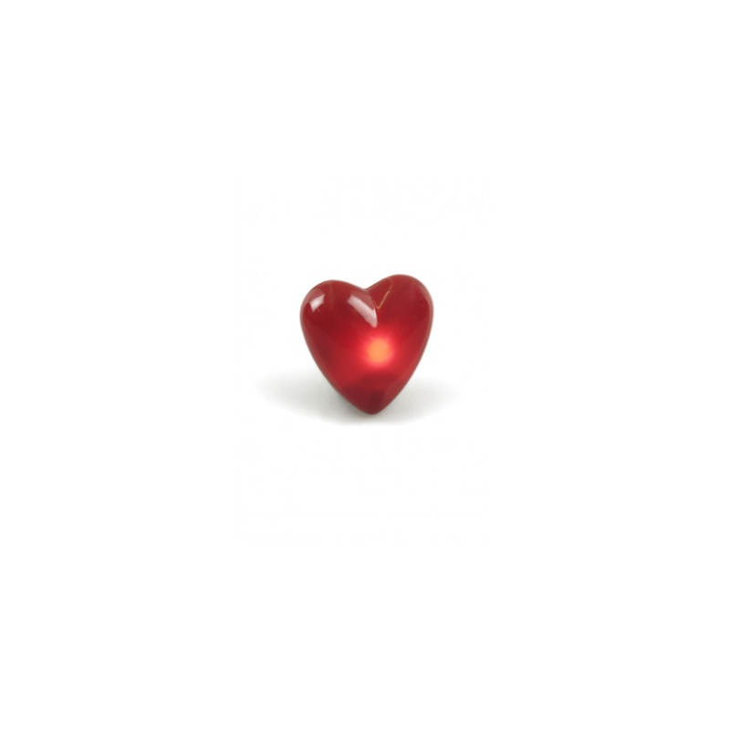 Broche coeur clignotant