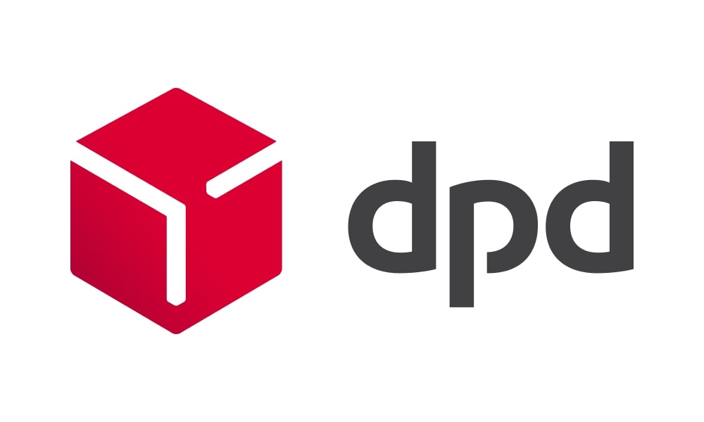 logo dpd rouge noir fond blanc